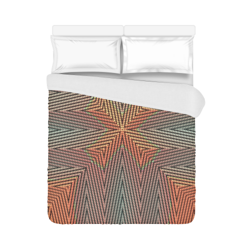 Subtle Symmetry Duvet Cover 86"x70" ( All-over-print)