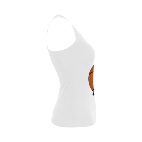 Slam Dunk Basketball Player Women's Shoulder-Free Tank Top (Model T35)