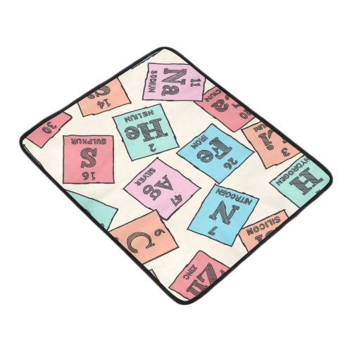 Periodic Table of Elements Beach Mat 78"x 60"