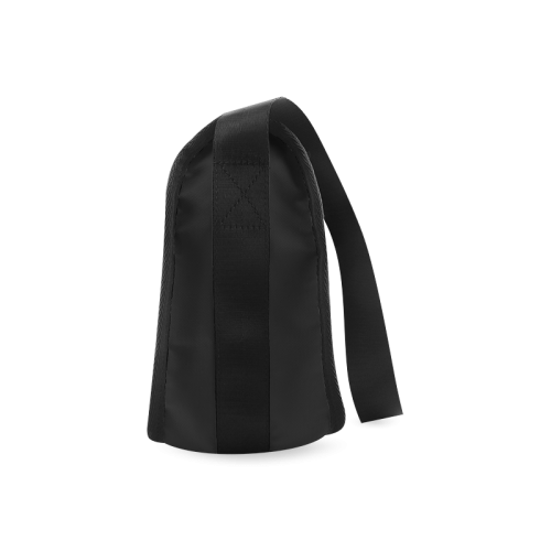 Interwoven Highlights - Black & Gray Crossbody Bags (Model 1616)