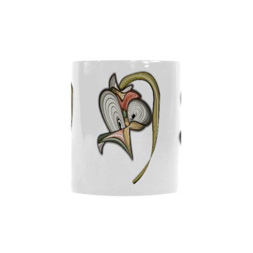 Abstract flower Custom Morphing Mug