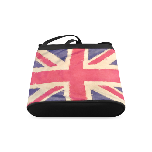 British UNION JACK flag grunge style Crossbody Bags (Model 1613)