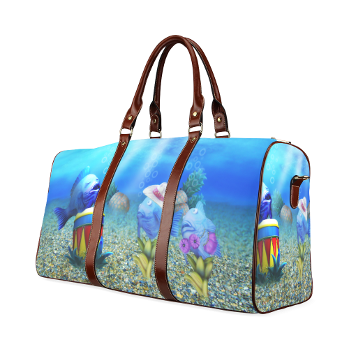 The Singing Fish Waterproof Travel Bag/Small (Model 1639)