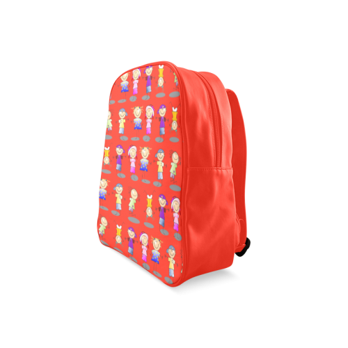 Stick Figure Kids School Backpack/Large (Model 1601) ID D389270