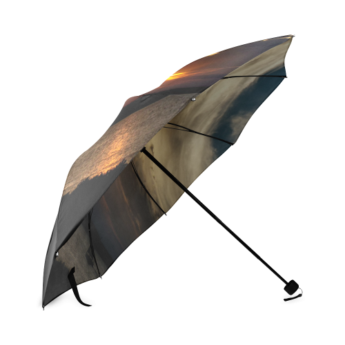 Boat sunset Umbrella Foldable Umbrella (Model U01)