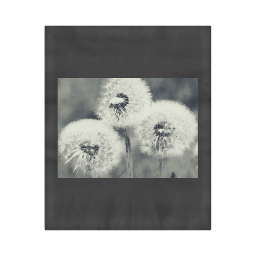 dandelion flower photo flowers macro Duvet Cover 86"x70" ( All-over-print)