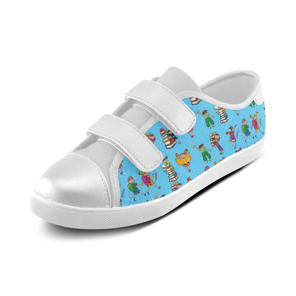 childrens canvas velcro shoes