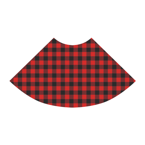 LUMBERJACK Squares Fabric - red black Atalanta Sundress (Model D04)