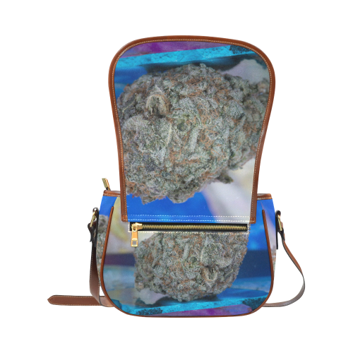 Blackberry Kush Medicinal Marijuana Saddle Bag/Large (Model 1649)