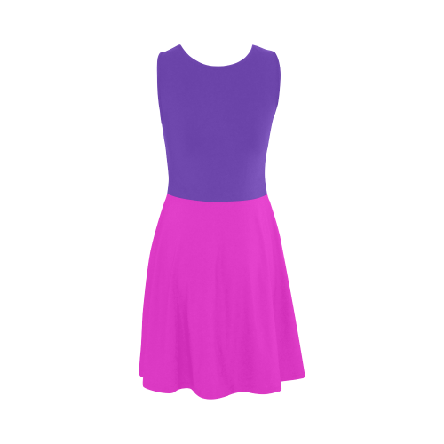 Two Colors - pink violet +your ideas Atalanta Sundress (Model D04)