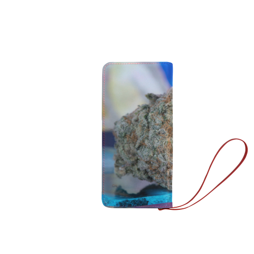 Blackberry Kush Medicinal Marijuana Women's Clutch Wallet (Model 1637)
