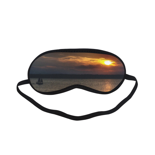 boat sunset mask Sleeping Mask