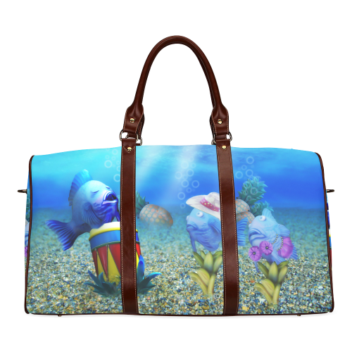 The Singing Fish Waterproof Travel Bag/Small (Model 1639)