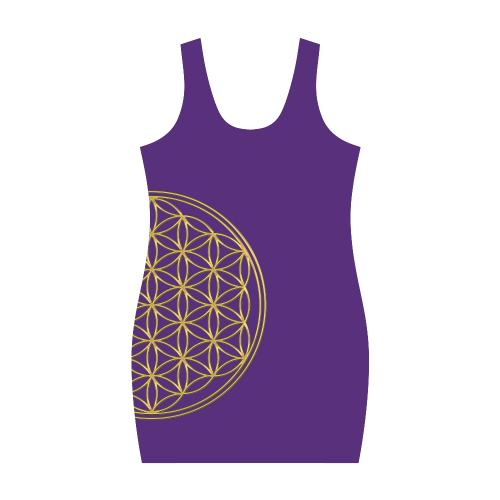 FLOWER OF LIFE gold Medea Vest Dress (Model D06)