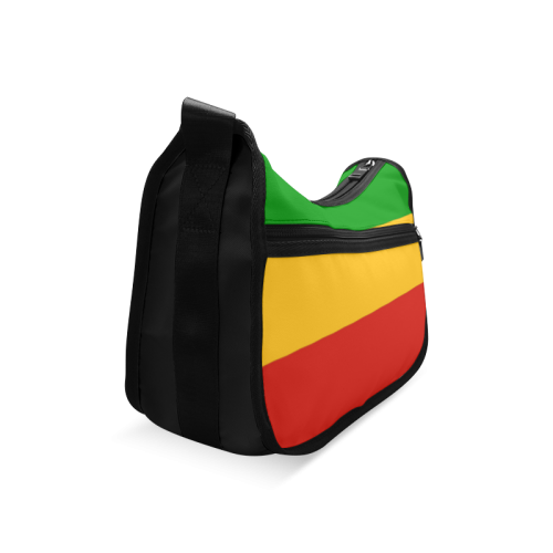 Rastafari Flag Colored Stripes Crossbody Bags (Model 1616)