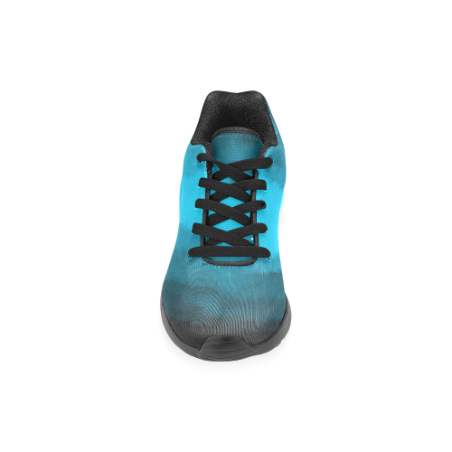 Blue Fluffy Heart Women’s Running Shoes (Model 020)