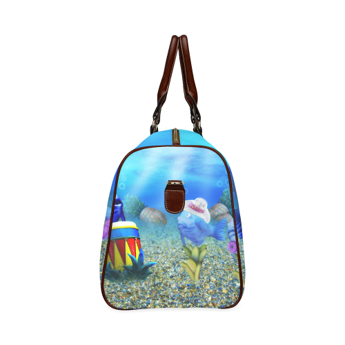 The Singing Fish Waterproof Travel Bag/Small (Model 1639)