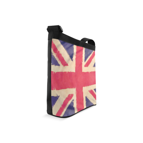 British UNION JACK flag grunge style Crossbody Bags (Model 1613)
