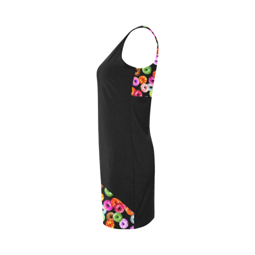 Colorful Yummy DONUTS pattern Medea Vest Dress (Model D06)