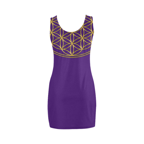 FLOWER OF LIFE gold Medea Vest Dress (Model D06)