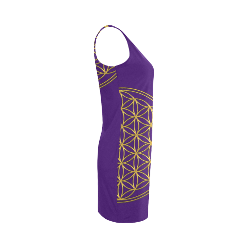 FLOWER OF LIFE gold Medea Vest Dress (Model D06)