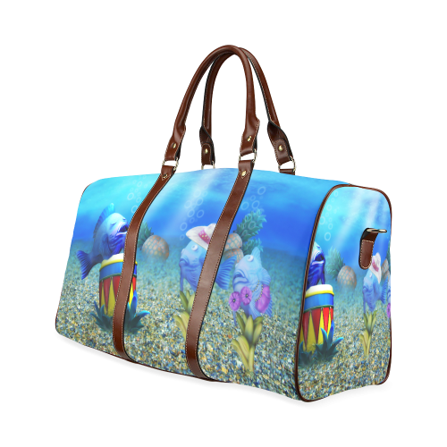 The Singing Fish Waterproof Travel Bag/Large (Model 1639)