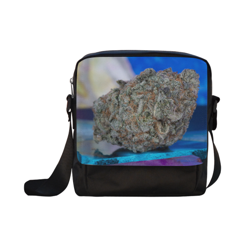 Blackberry Kush Medicinal Marijuana Crossbody Nylon Bags (Model 1633)