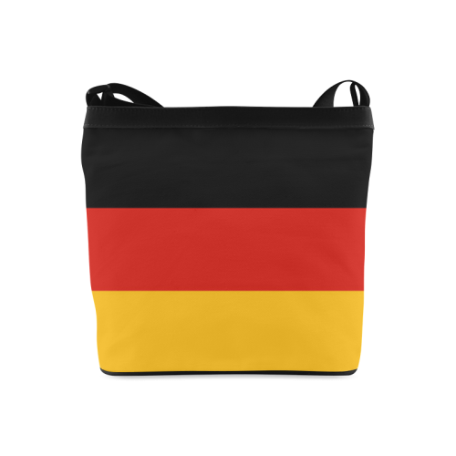 German Flag Colored Stripes Crossbody Bags (Model 1613)
