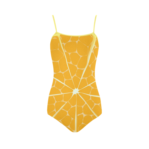 orange Strap Swimsuit ( Model S05)