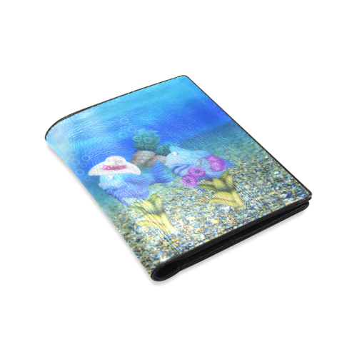 The Singing Fish Men's Leather Wallet (Model 1612)