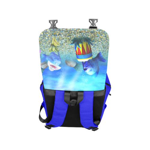 The Singing Fish Casual Shoulders Backpack (Model 1623)