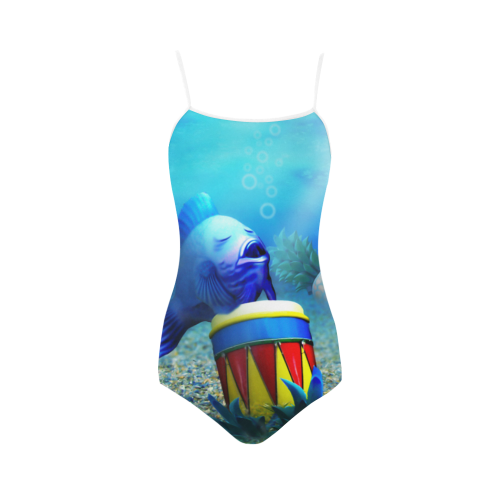 The Singing Fish Strap Swimsuit ( Model S05)