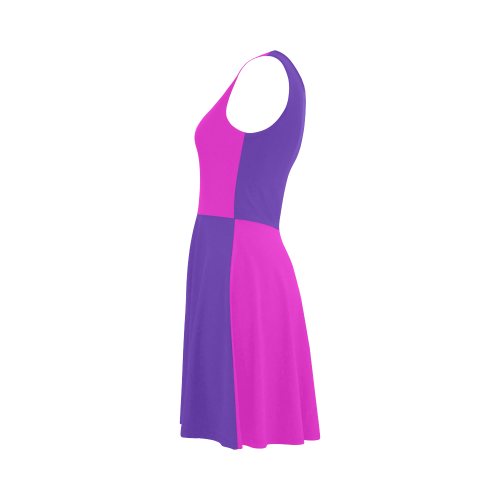 Two Colors - pink violet +your ideas Atalanta Sundress (Model D04)