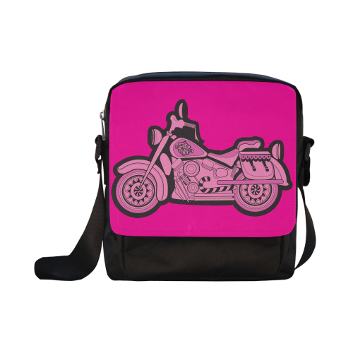 My First Pink Motorcycle Crossbody Nylon Bags (Model 1633)