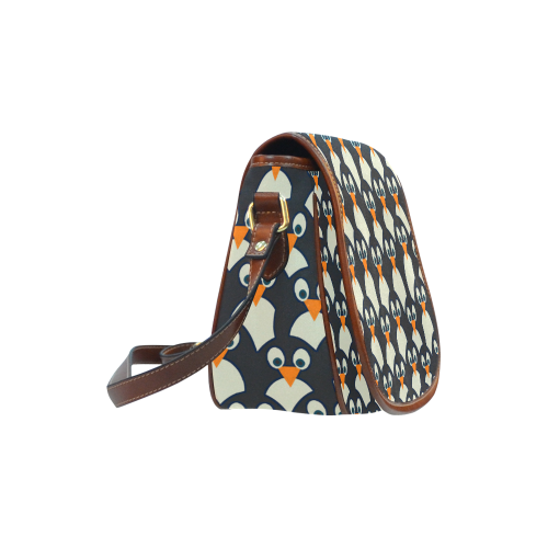 Penguin Pile-Up Saddle Bag/Small (Model 1649) Full Customization
