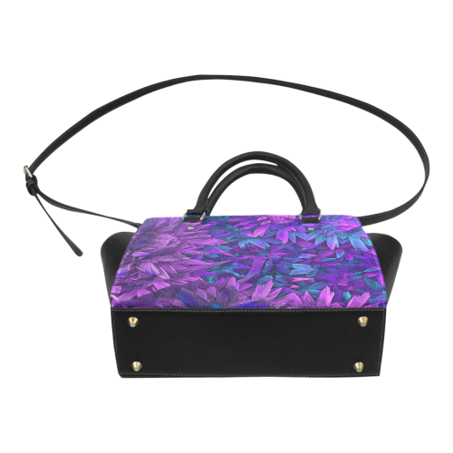 Purple Jungle Classic Shoulder Handbag (Model 1653)