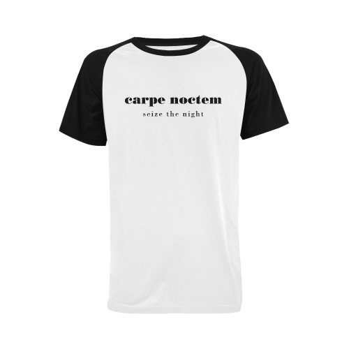 Carpe Noctem Seize the Night Men's Raglan T-shirt (USA Size) (Model T11)
