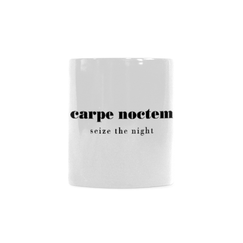 Carpe Noctem Seize the Night White Mug(11OZ)
