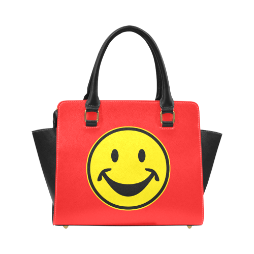 Funny yellow SMILEY for happy people Classic Shoulder Handbag (Model 1653)