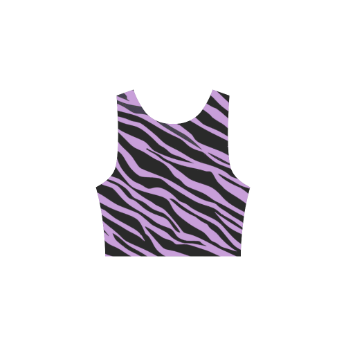 Lavender Zebra Stripes Atalanta Sundress (Model D04)