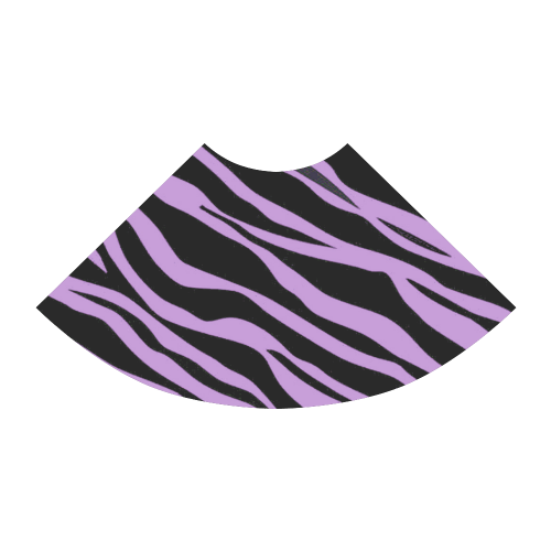 Lavender Zebra Stripes Atalanta Sundress (Model D04)