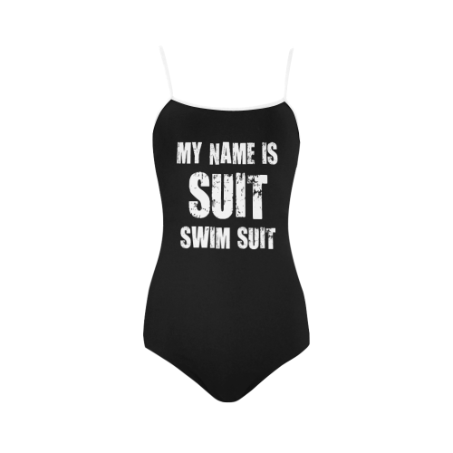 Message: MY NAME IS SUIT - SWIMSUIT Strap Swimsuit ( Model S05)