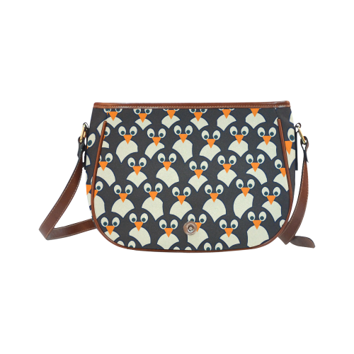 Penguin Pile-Up Saddle Bag/Small (Model 1649) Full Customization