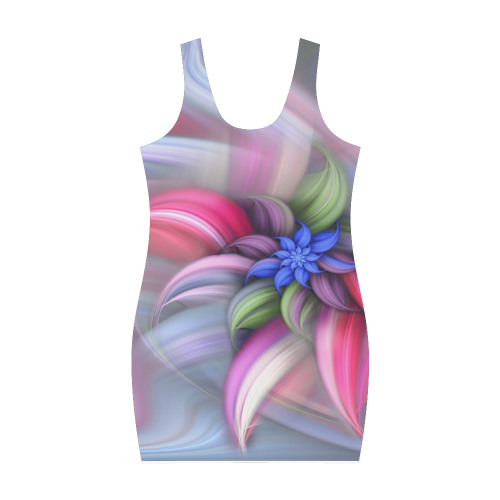 Swirling patterns Medea Vest Dress (Model D06)