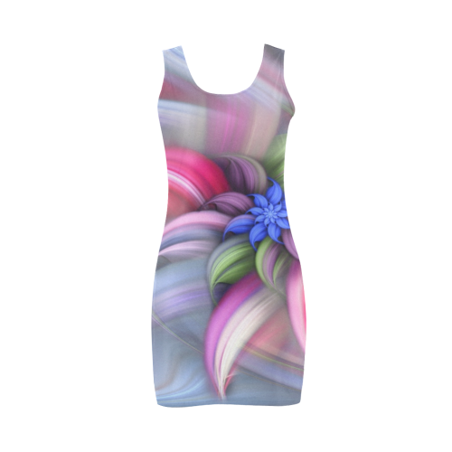 Swirling patterns Medea Vest Dress (Model D06)