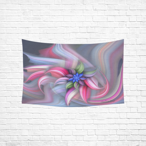 Swirling patterns Cotton Linen Wall Tapestry 60"x 40"