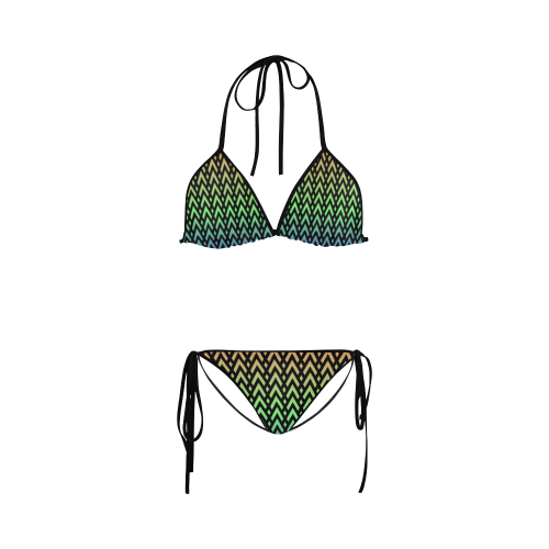 Chevrons and Diamonds Custom Bikini Swimsuit