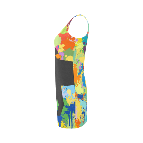 Free Blsck Wolf Colorful Splash Complete Medea Vest Dress (Model D06)