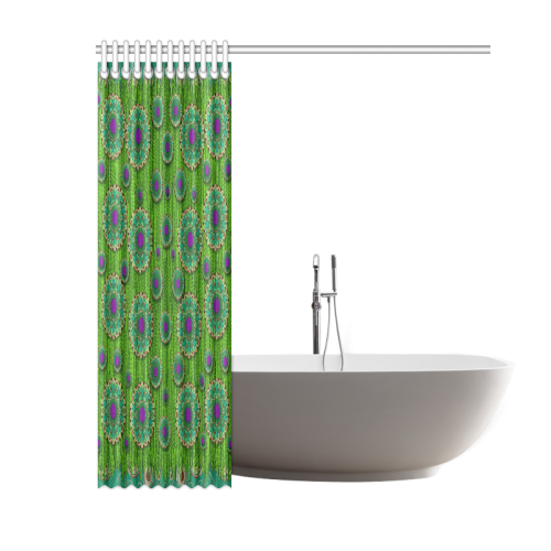 landscape and scenery in the peacock forest Shower Curtain 60"x72"