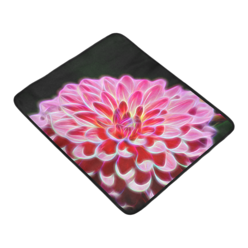 Pink Chrysanthemum Topaz Beach Mat 78"x 60"